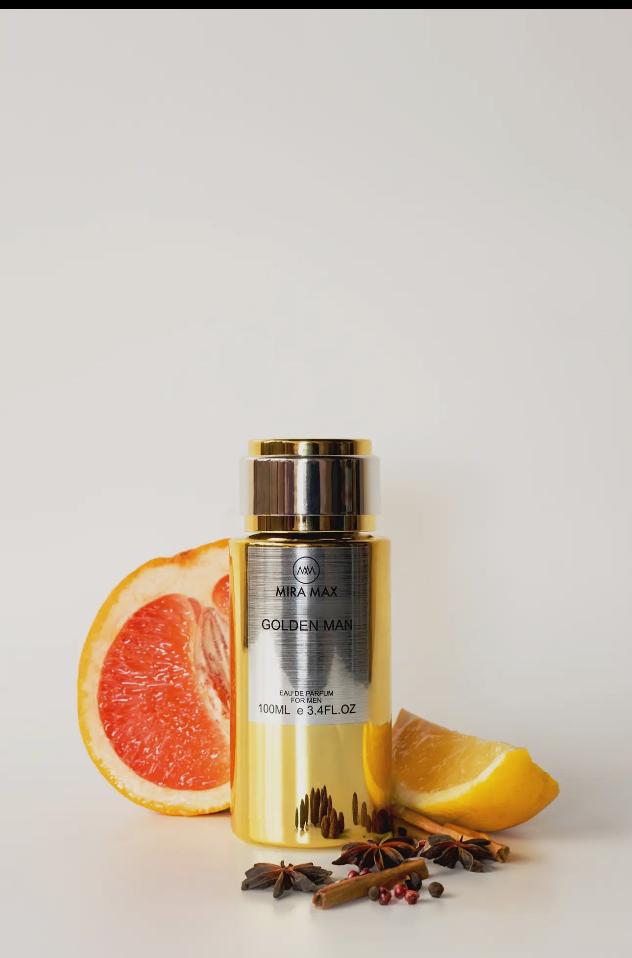 Mira Max Golden Man EDP for Men 3.4oz