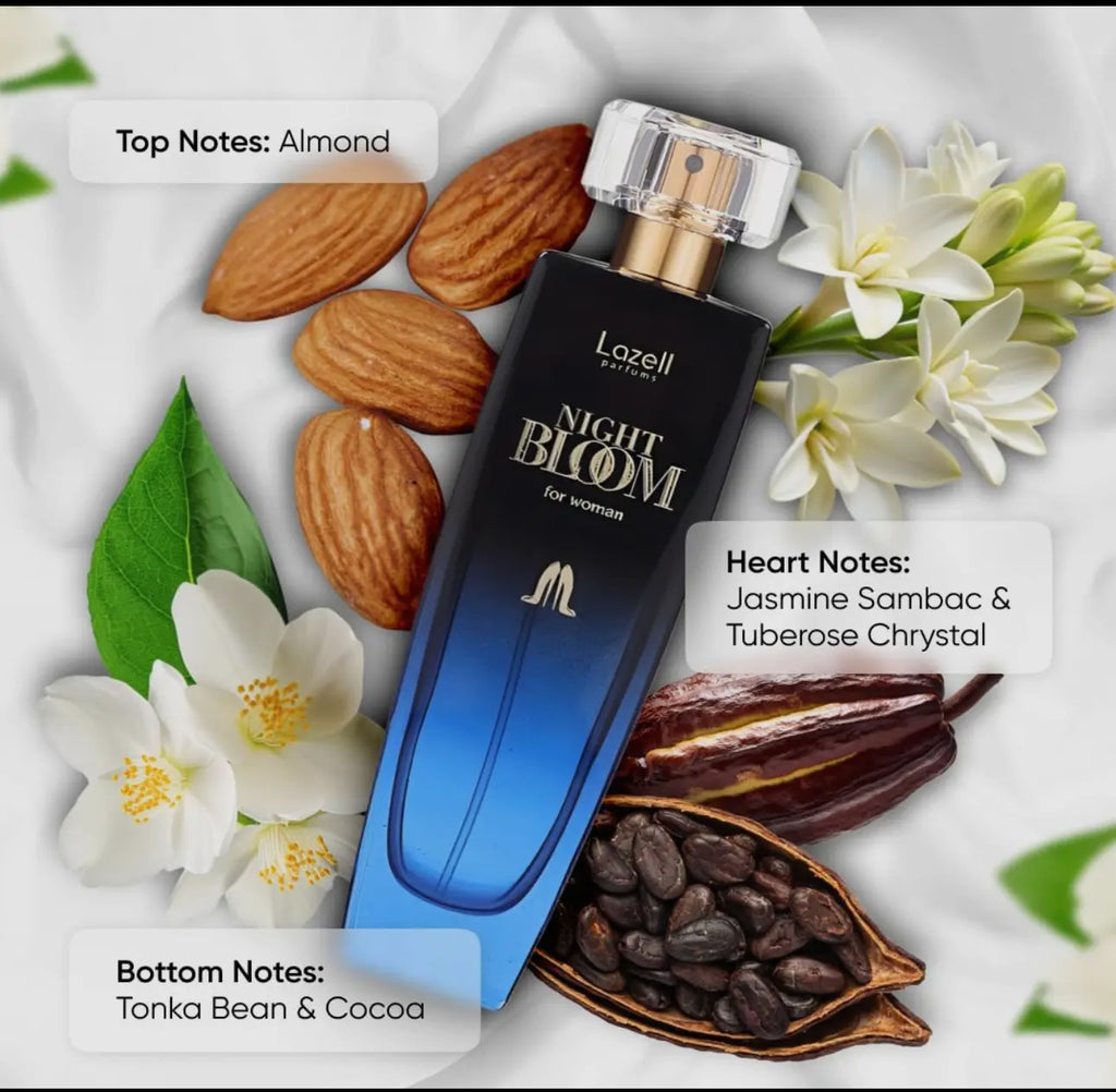 Lazell Night Bloom For Women EDP 3.4 OZ/100mL