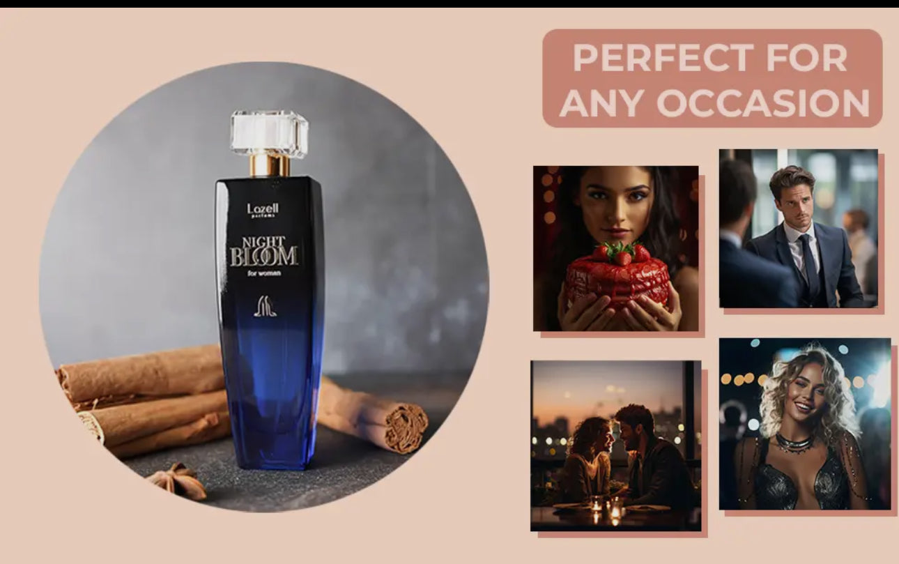 Lazell Night Bloom For Women EDP 3.4 OZ/100mL