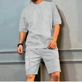 Mens T shirt and cargo shorts set