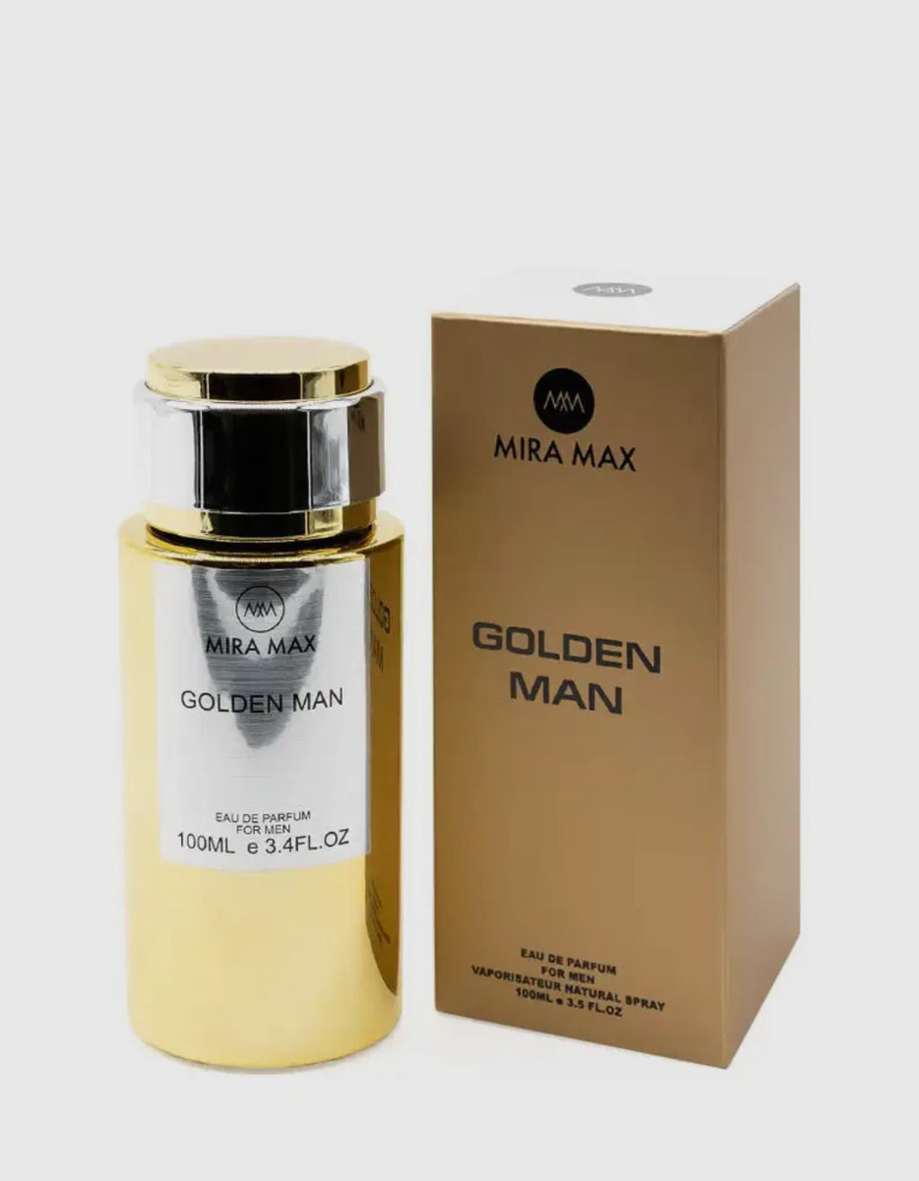 Mira Max Golden Man EDP for Men 3.4oz